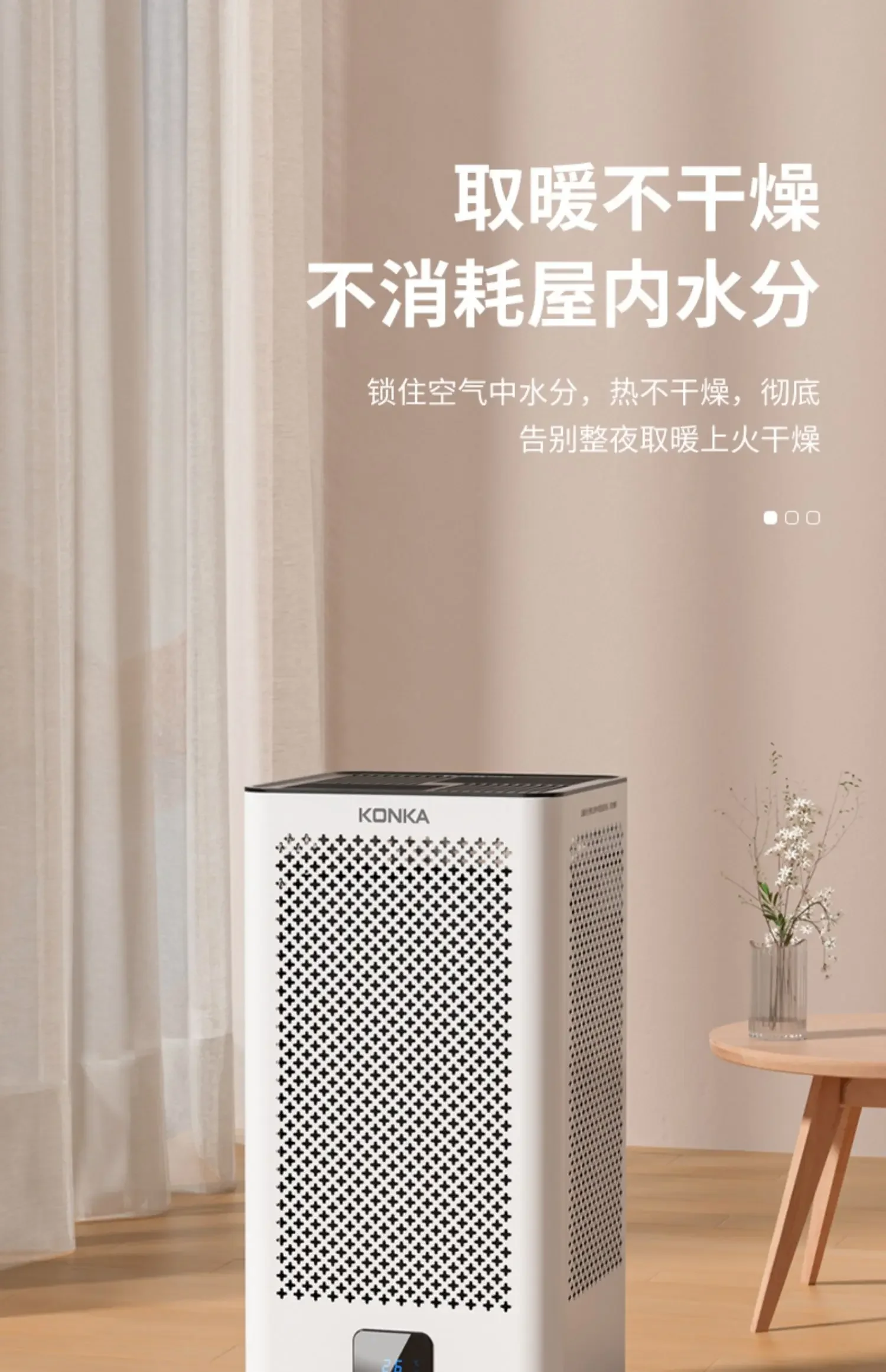 220V Efficient Electric Heater for Home with Energy Saving and Graphene Heating Technology