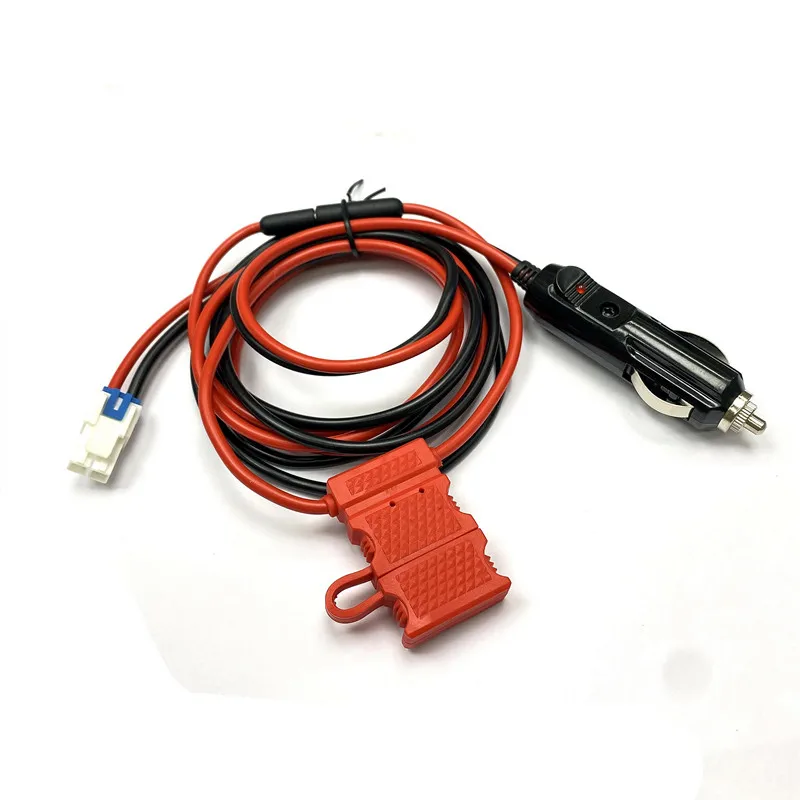 12V Power Cable Cord for Hytera Car Radio HYT MD780 MD650 Mobile Walkie Talkie With Fuse Cigarette Lighter Plug