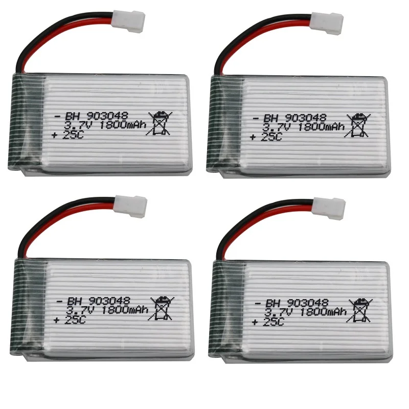 3.7v 1800mAh Rechargeable lipo Battery/USB charger for X5SW X5 X5S X5C M18 H5P KY601S 903052 3.7v Lipo battery with XH2.54 Plug