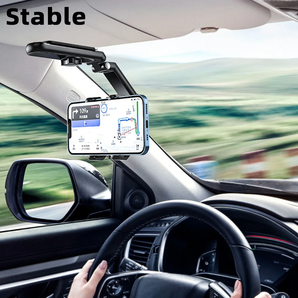 Flexible Car Phone Holder Car Sun Visor Smart Phone Support Bracket Car Phone Accessories