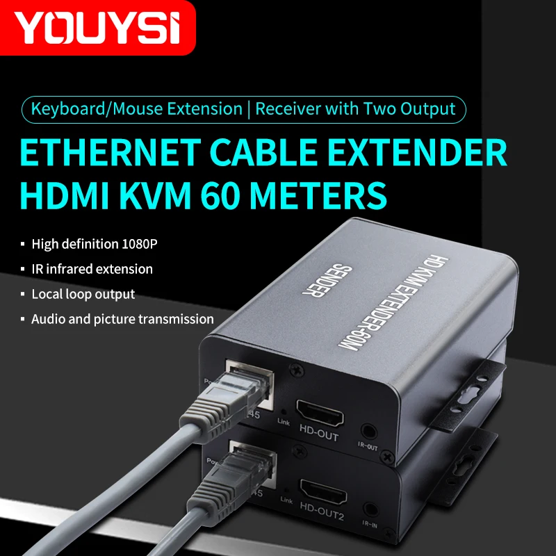60M Hdmi Kvm Extend… - image