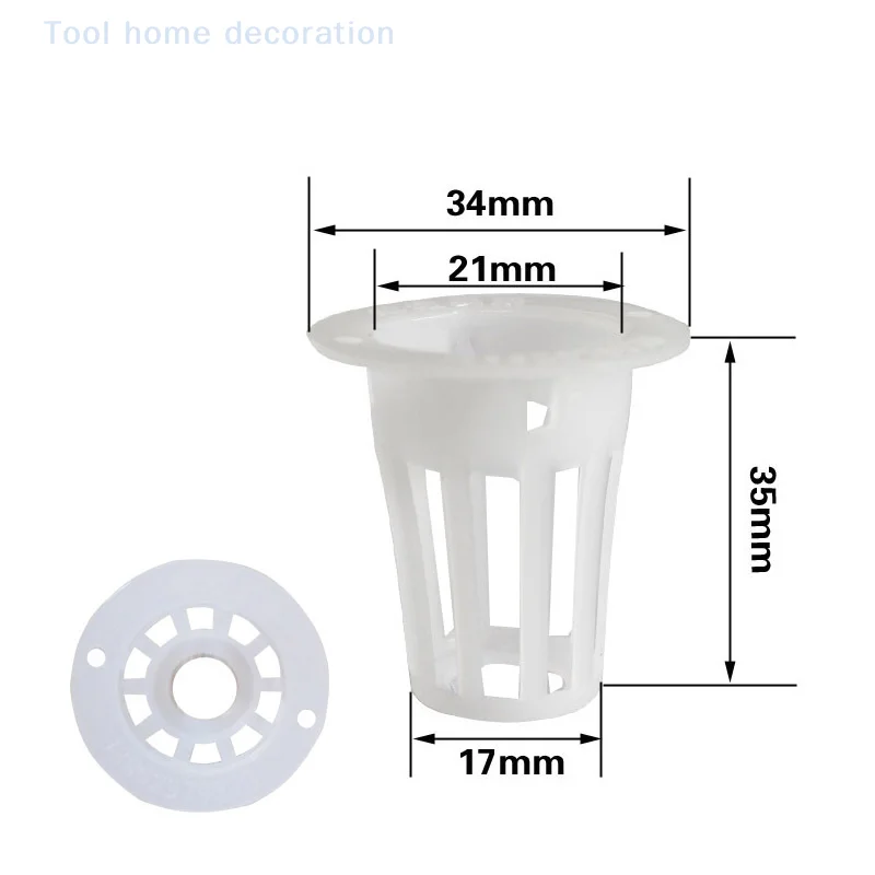 20 pacchetti di cestello per piantare materiali in PE n. 1 B Diametro interno 2,1 cm/altezza 3,5 cm
