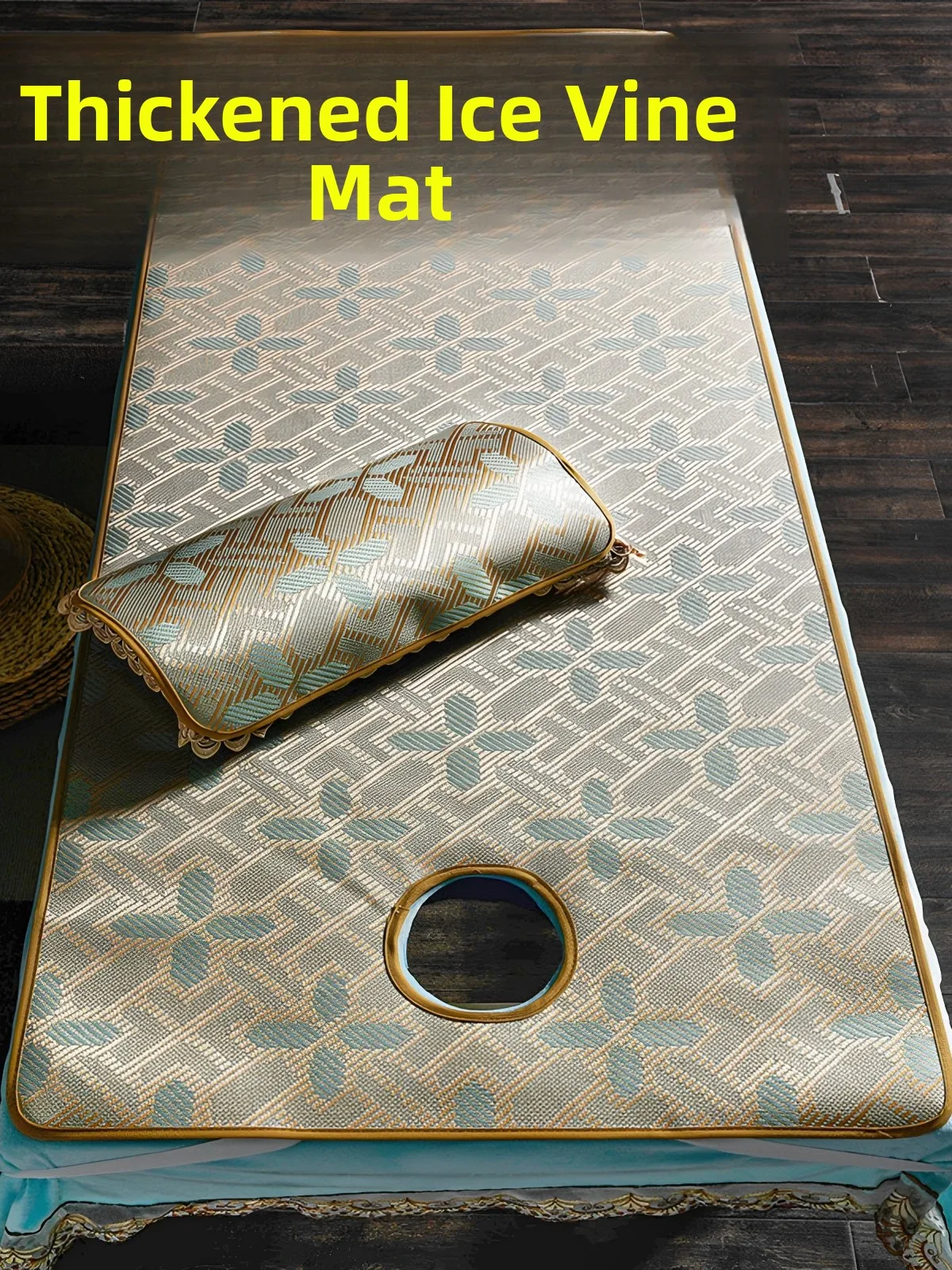 thickened-breathable-non-slip-ice-vine-bedding-beauty-salon-special-massage-treatment-hair-washing-summer-hole-design-mat