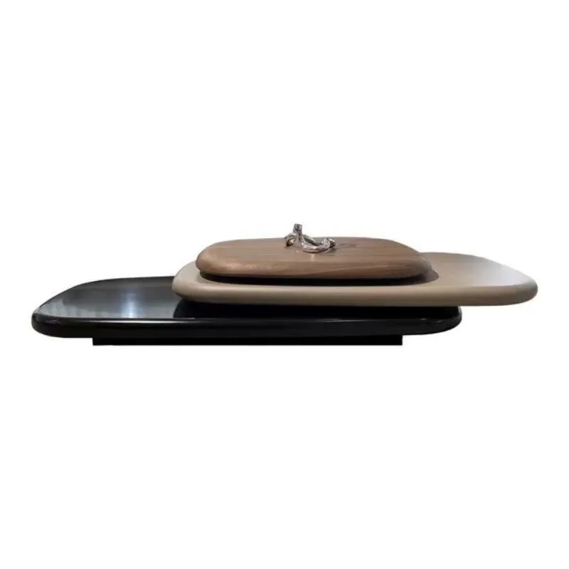 

Revolving coffee table villa Italian minimalist Italian designer creative suspended large apartment tea table household premium