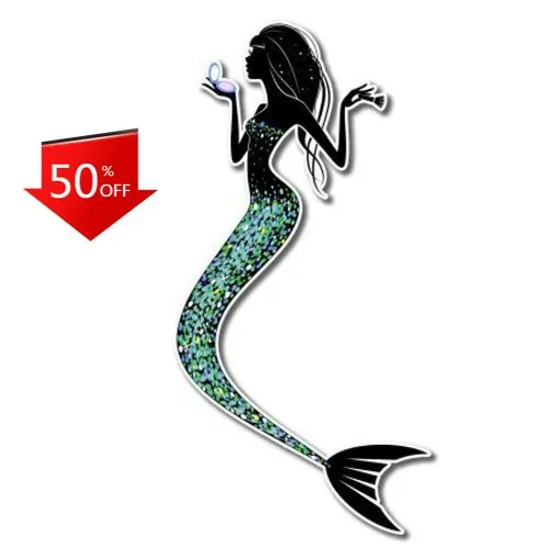 

Mermaid Pretty Unique Camper Van Motor Home Truck Car Decoration Cute Trendy Vintage