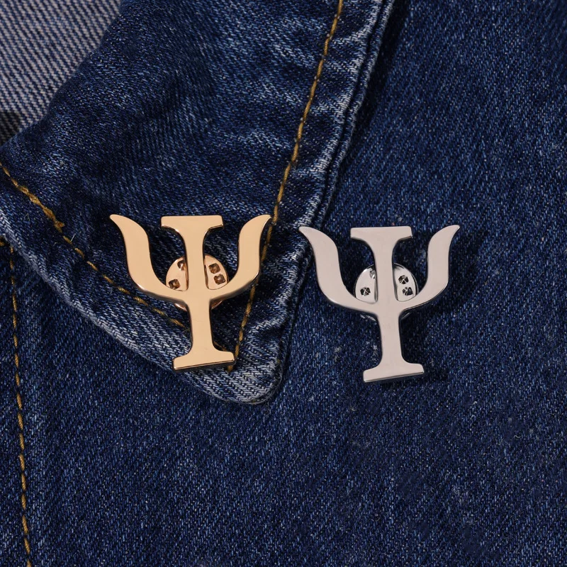 Broche métallique en émail pour médecine psychologique, broche médicale personnalisée pour psychiatriste, Badge de revers pour médecin et infirmière, décoration, vente en gros, cadeau pour étudiant