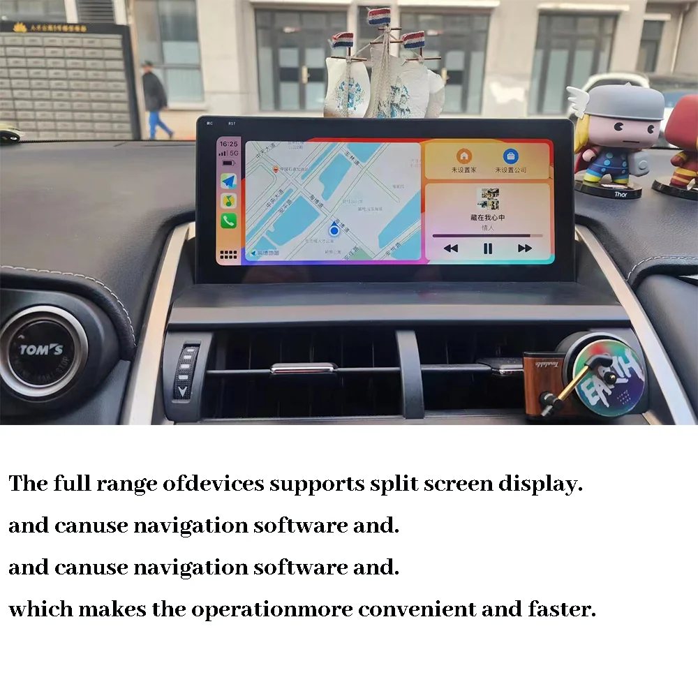 10.25inch For Lexus NX200 NX200T NX300h CarPlay Auto Radio Multimedia Navigation GPS 4G OEM Menu car radio Android 13