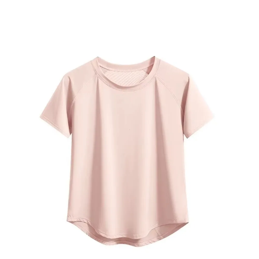 Ropa para correr profesional de manga corta, Material de secado rápido, ropa ligera para Fitness, tela transpirable de ajuste cómodo