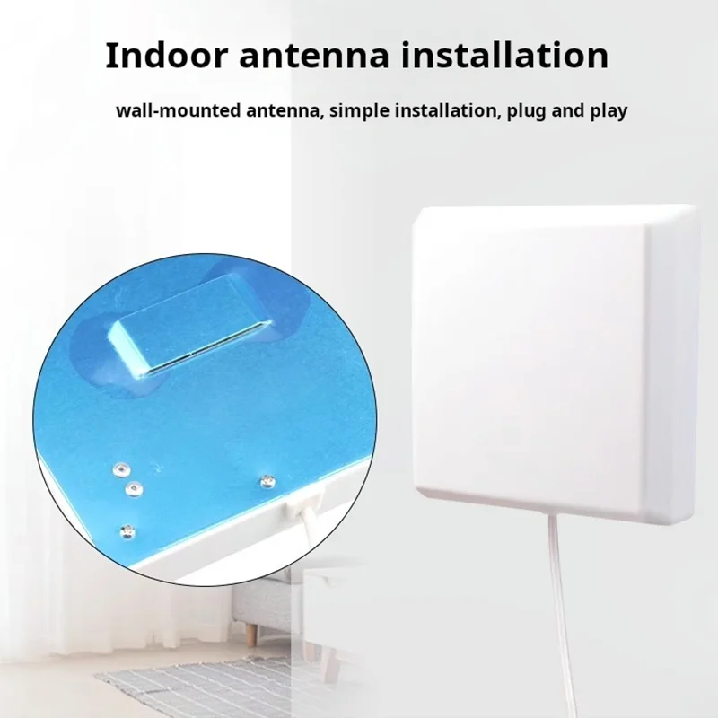 800-2500MHZ 4G LTE 7/8dbi Indoor Wall Mounted Panel Antenna Increase Cell Phone Signal Booster Router Antenna