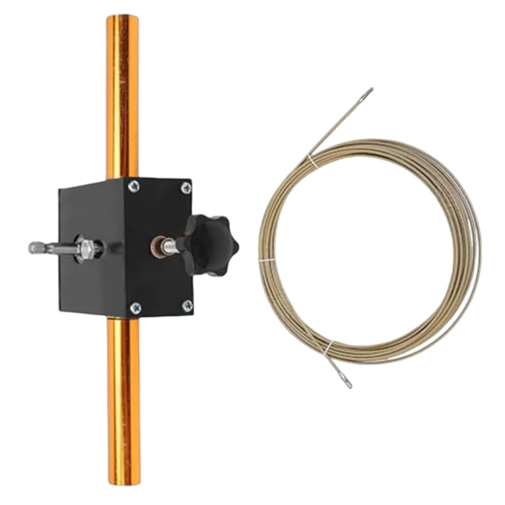 Automatic Stringing Machine for Electricians - Works with Standard Drills - Accepts 3-6mm Wires - 13x6.35x9.5cm