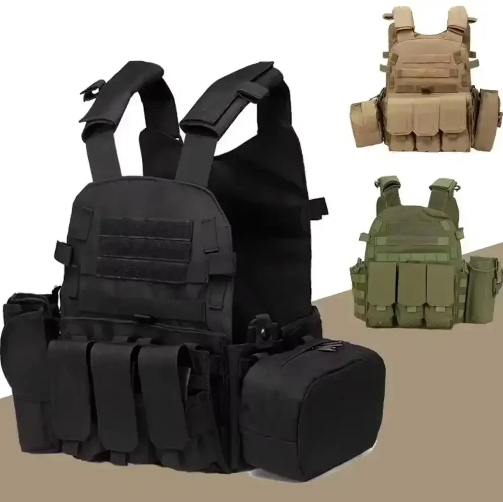 2026 Tactical Vest Body Armor Combat Army Gear Hunting Plate Carrier Airsoft Accessories Wargame Pouch  Vest view 2