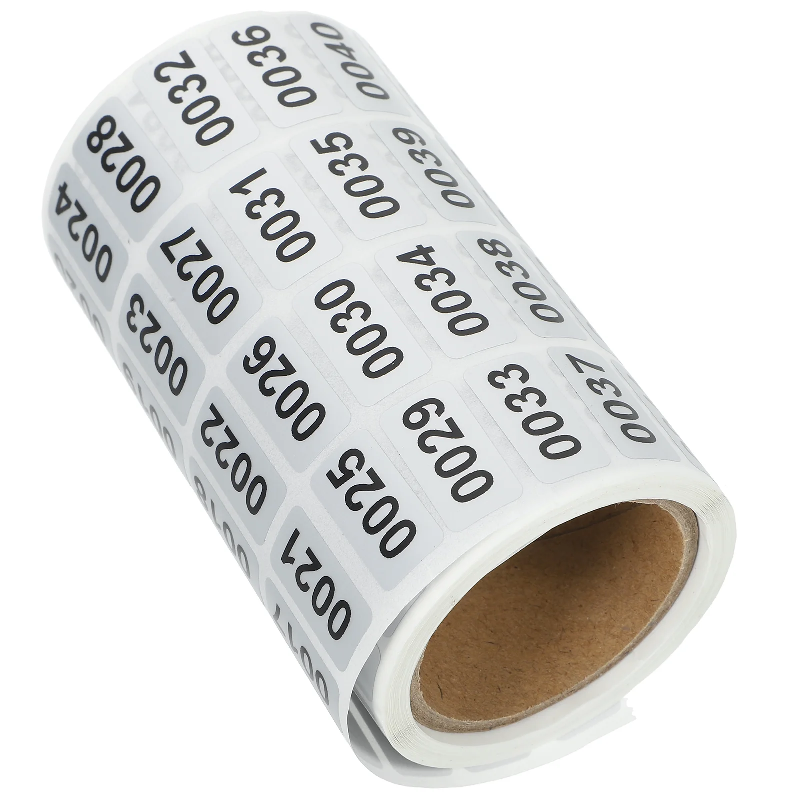 Labels Numbered Stickers for Clothes Organizing Inventory Tags Numbers Rectangular Decals Small