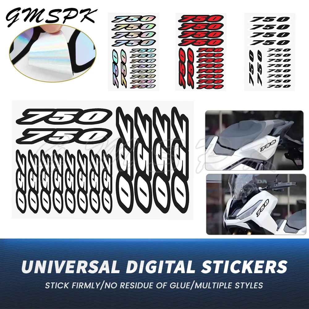 

Motorcycle 750 Fairing Tank Rear Cowl Decals Tail Side Stickers Fit for Ducati Monster Suzuki GSX-S GSXR GSR Yamaha Honda 750