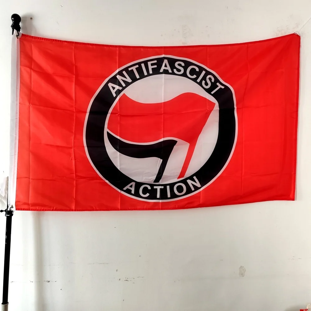 Antifascist Action Flag, Anti-Racism Flag, Decoration Banner, Outdoor Decor