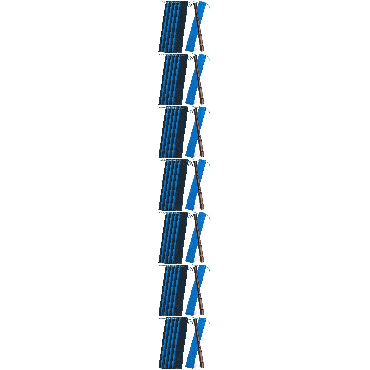 

7pcs 7 PCS Recorder Case Pouch Harmonica Bag Storage Flute Carry Carrier Instrument Soprano for