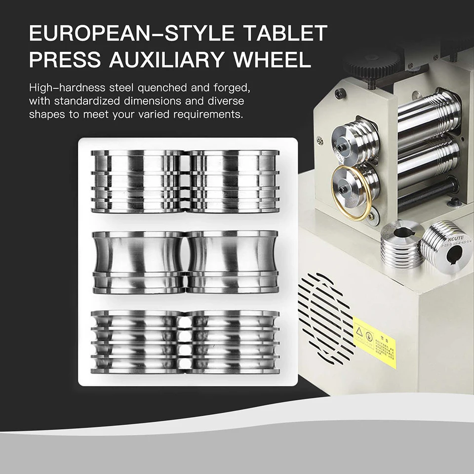 Rolling Mill Auxiliary MOLDS for Bracelet Rolling Machine Round Oval Flat Profiles