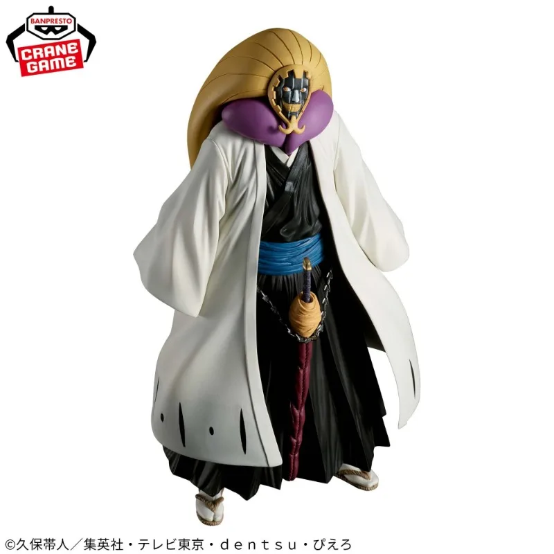 Em estoque bandai lixívia sólida e senhoras mayuri kurotsuchi figura banpresto anime modelo de ação brinquedos presente para menino