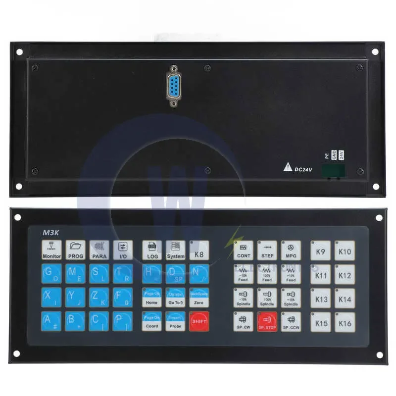 Free shipping DSCS EXPERT M350 3-Axis 4-Axis 5-Axis Motion CNC Controller Expansion Keyboard M3K Button panel New