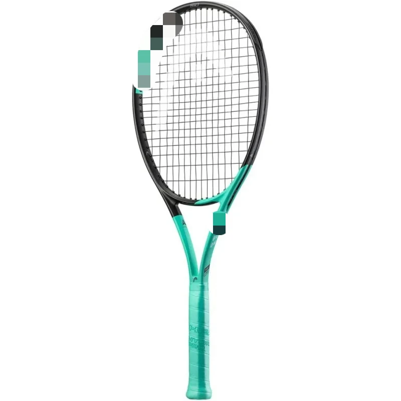 AQHead Boom Team Lite Tennis Racquet Strung with Velocity MLT 16g Black at 55 Pounds Tension