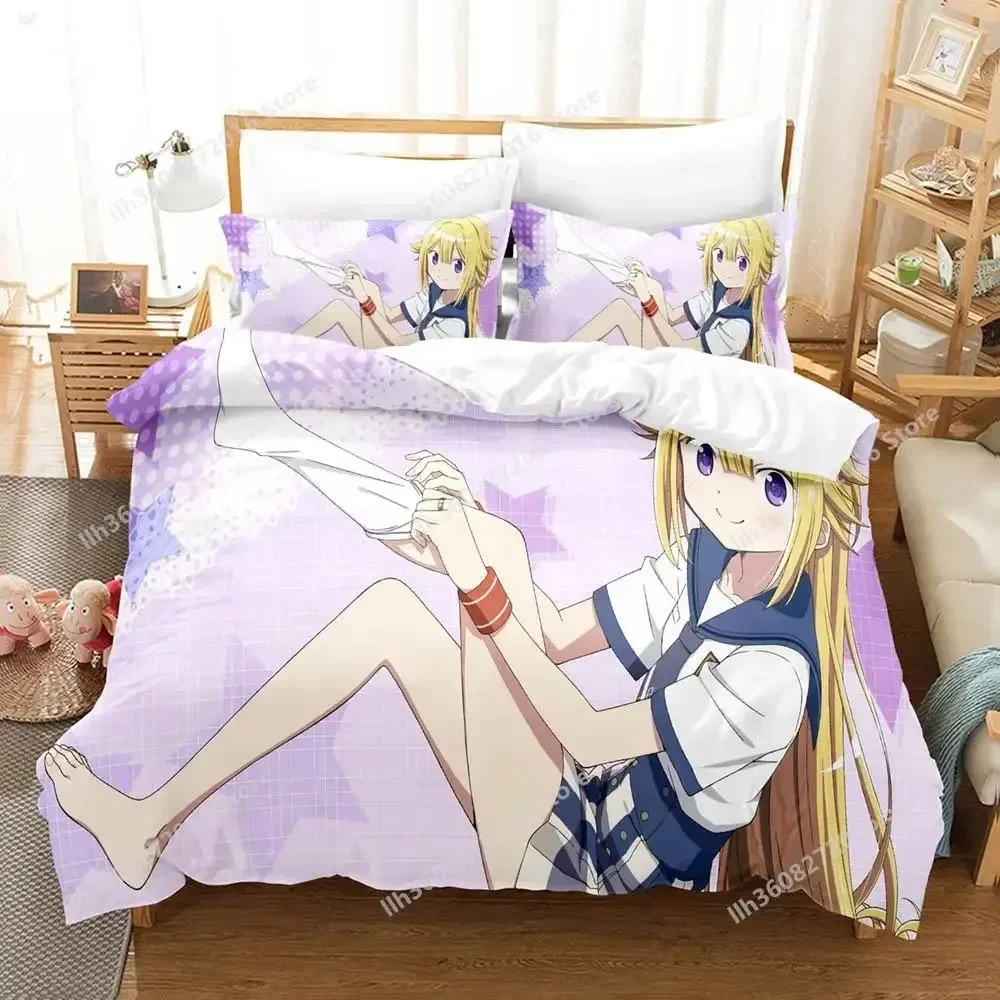 2024 Madoka Magica Bedding Set Single Twin Full Queen King Size Bed Set Adult Kid Bedroom Duvet cover Sets Anime Bed Sheet Set