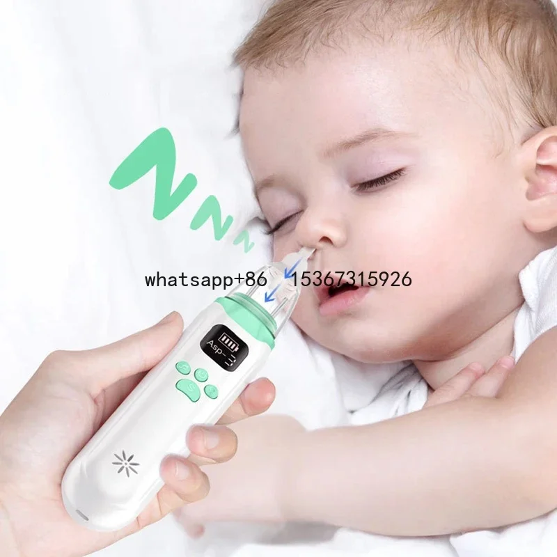 Electric Baby Vacuum Cleaner Infant Nasal Aspirator Newborn Hygiene Kit Mucus Runny Nose Inhaler Kids Healthy Care Stuff