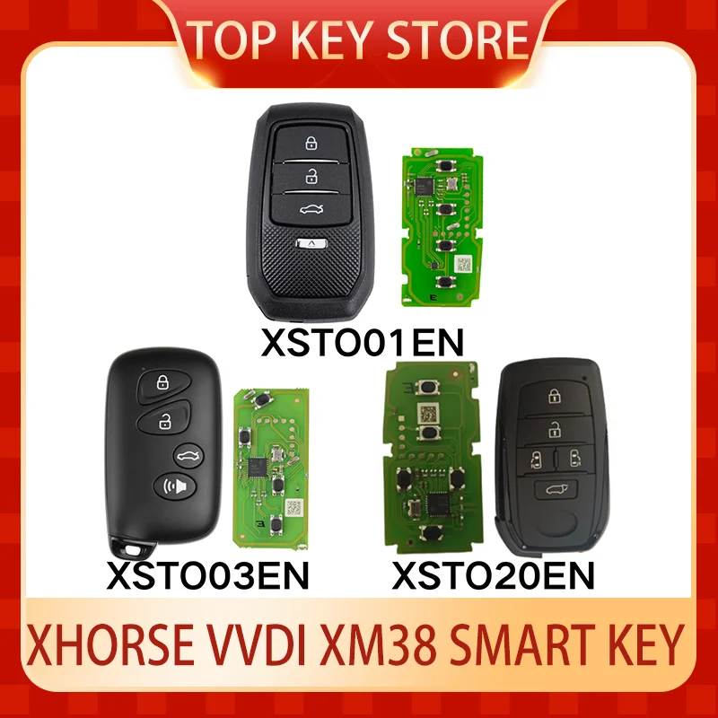 Xhorse XSTO01EN XSTO03EN XSTO20EN VVDI XM38 Smart Key 4D 8A 4A All key lost Add key VVDI Mini key tool Max Key tool Plus VVDI2