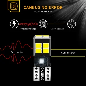 LED Finden Licht für Autos, Parklampe, W5W, T10, 194, 5W5, Canbus, Citroen Berlingo C1, C2, C3, Picasso C5, C6, C8, C4, Aircross DS3, 2PCS 12 Hauptverkaufsteile Citroen Aircross - №3