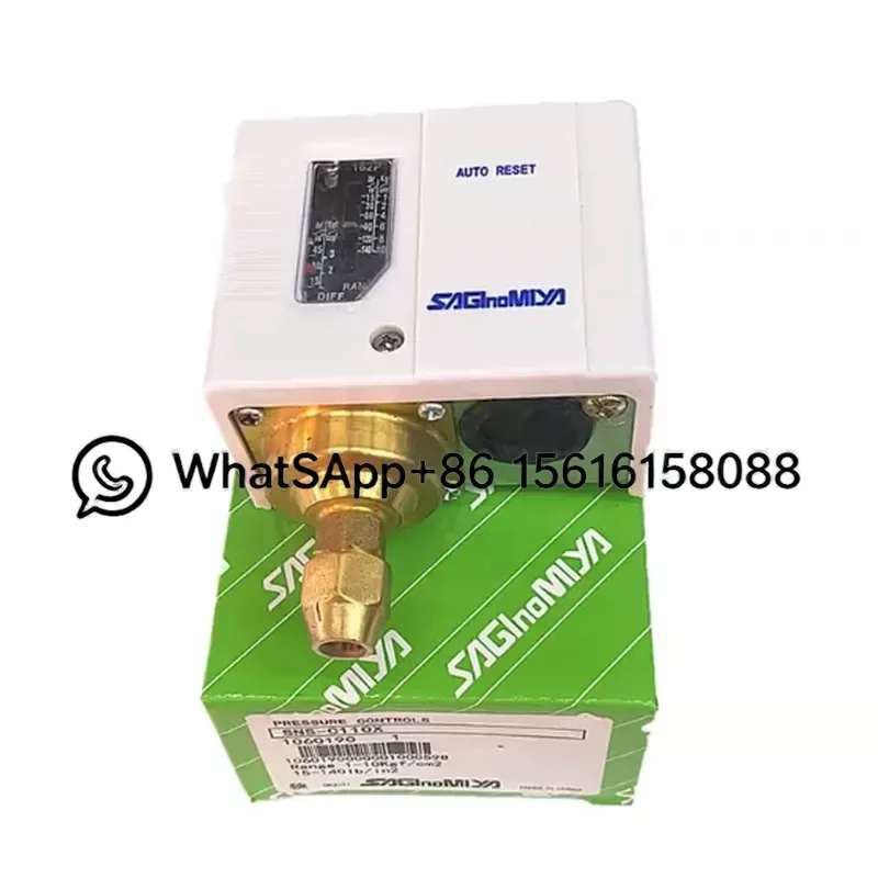 Original SAGINOMIYA SNS-C120X Herugong Pressure Switch Refrigeration Compressor Control Sensor Auto Cut Off Relay HVAC Parts