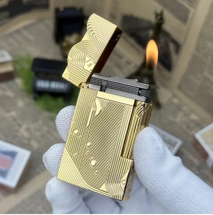 2026 Luxury Brand Lighter, Custom Lighter, Paint Finish, Loud Ignition Sound, Smoking Accessories for Smokers  Smoke Accesoires