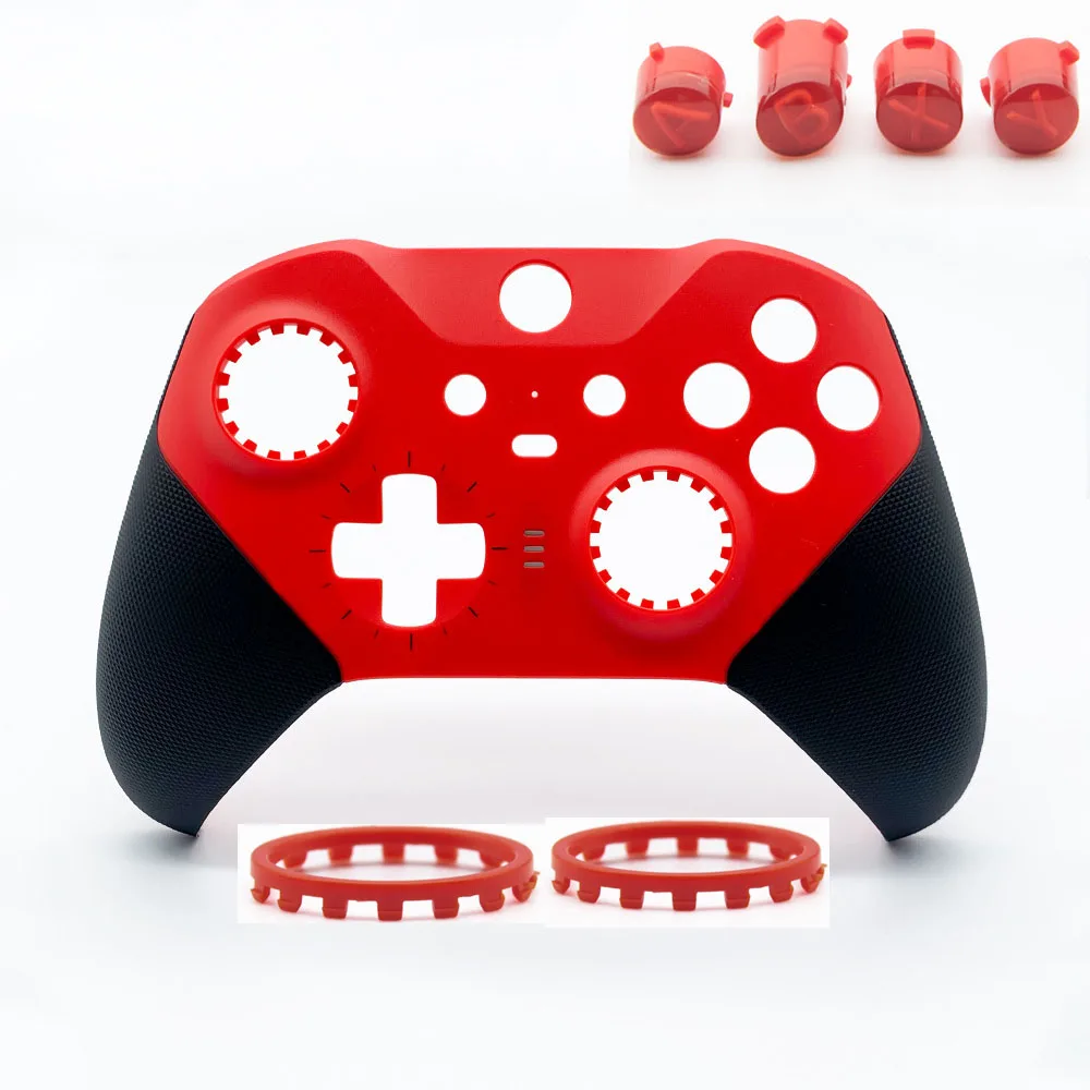 Dla Xbox One Elite Series 2 Elite 2 Core Controller 1797 Osłona płyty czołowej Obudowa przedniej płyty Obudowa DIY Niestandardowa panela Pierścienie ABXY