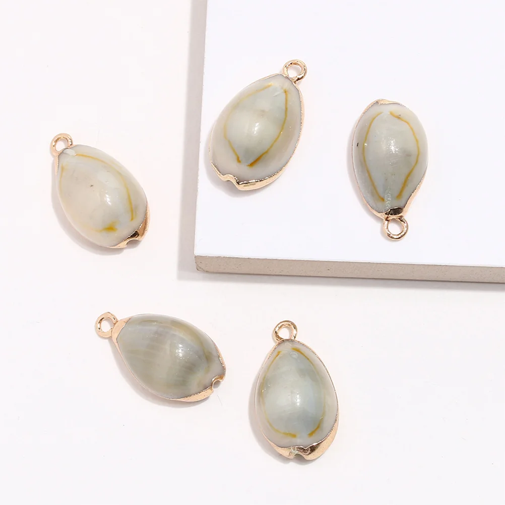 12pcs Shells Jewelry Accessories DIY Natural Shells Manual Jewelry Accessories(Mixed) Shell Jewelry Parts