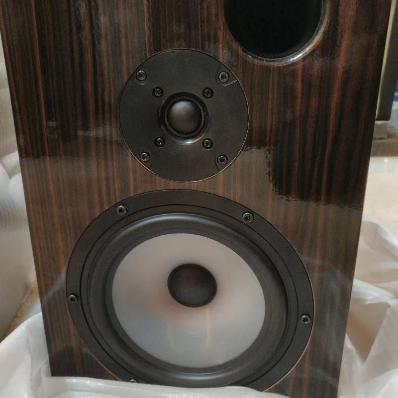 LS59A Upgraded 8 Inch 2-Way Bookshelf Speaker, HiFi Monitor Loudspeaker, Home Audio Passive Sound Box