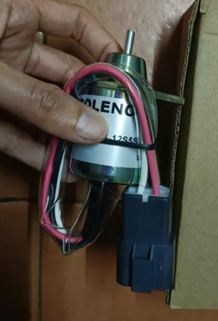 

5 шт./лот, электронный 12 В, соленоид отключения топлива для дизельного топлива 1503ES-12S5SUC12S 119233-7792, подходит для Yanmar, подходит для John Deere