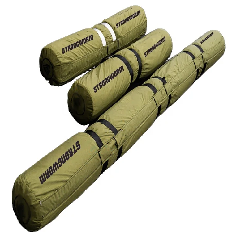 2 Person Rubber Worm Bag strongman Sandbag worm bag for fitness