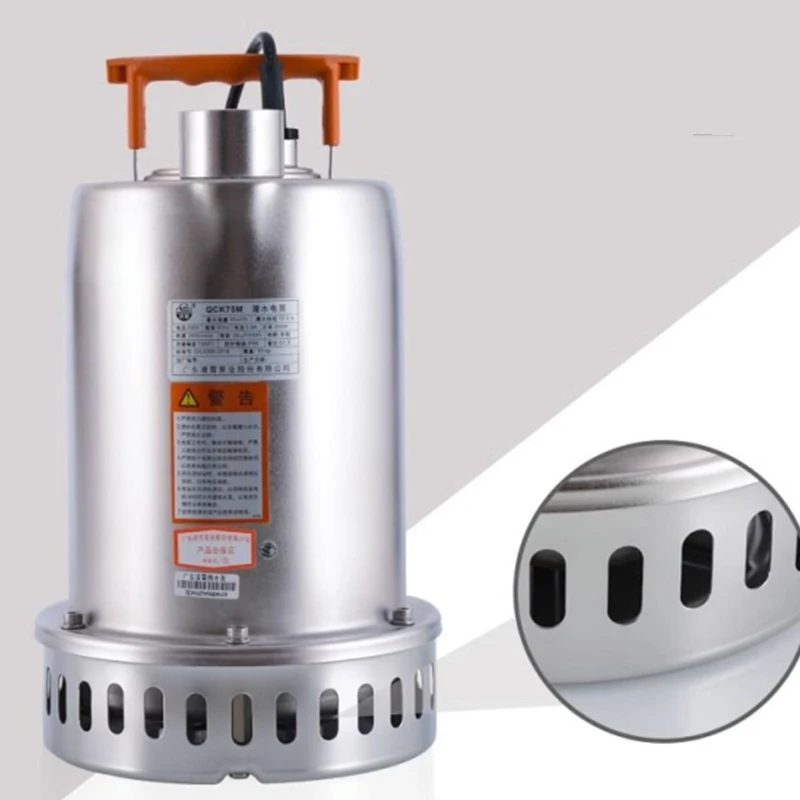 550w 220v New Stainless Steel Small Sewage Pump Basement Sewage Automatic Pumping Pump
