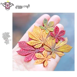 Piggy Craft metal cutting dies cut die mold Maple leaf decoration Scrapbook paper craft knife mould blade punch stencils dies