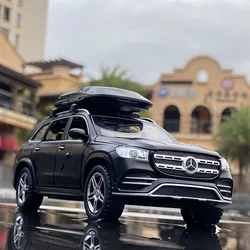 1:32 GLS GLS580 SUV Sprinter Alloy Car Model Diecast Metal Toy Vehicle Car Model Simulation Sound and Light Collection Kids Gift