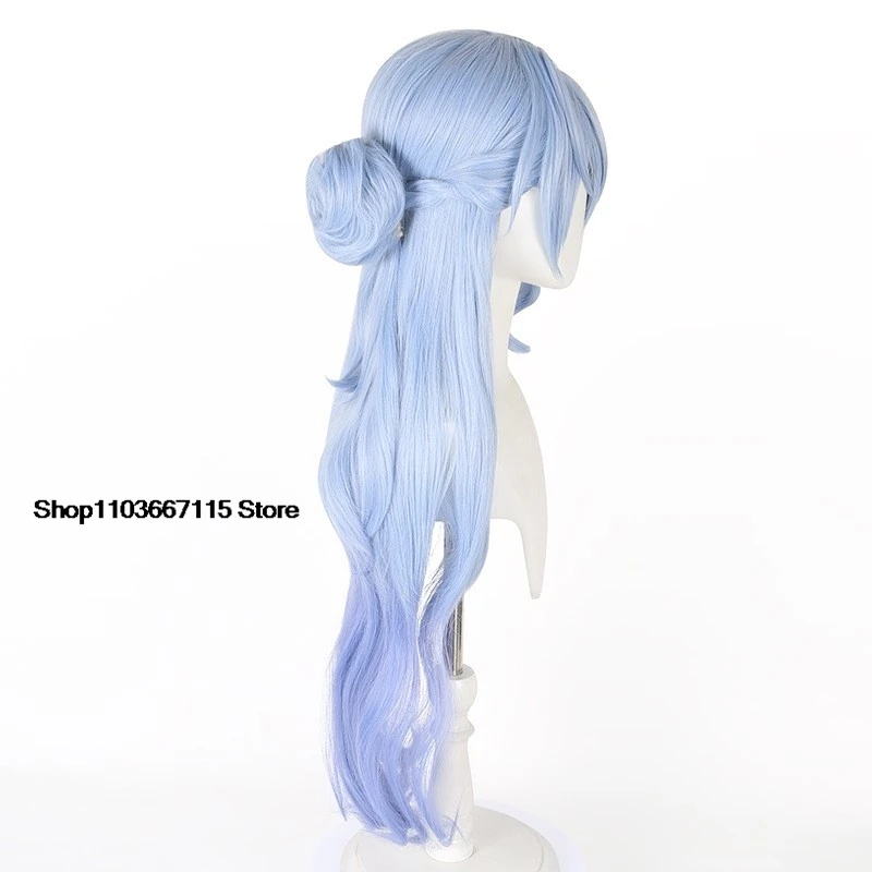 Honkai Star Rail Robin Cosplay Wig Long Blue Gradient Wig Cosplay Game Cosplay Wigs Heat Resistant Synthetic ROBIN Wigs