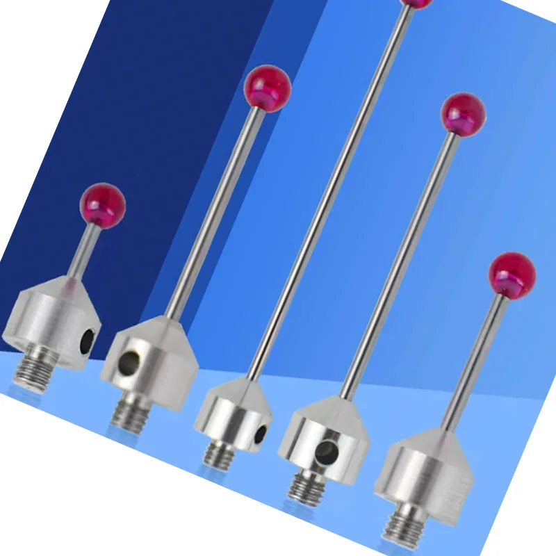 M5 CNC Machine Tool Precision Measurement Probe Three Coordinate Measuring Ruby Ball D1.5-D6.0 for Industrial Use
