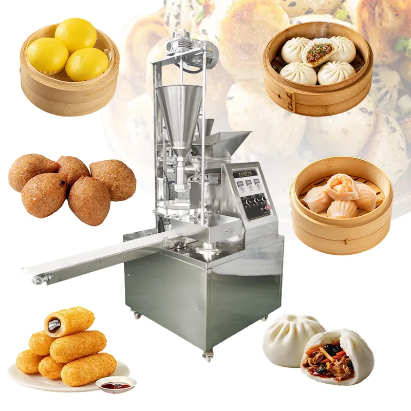 Small Baozi Steamed Stuffed Bun Machine Maker Encrusting  Machine Automatic Making Machine