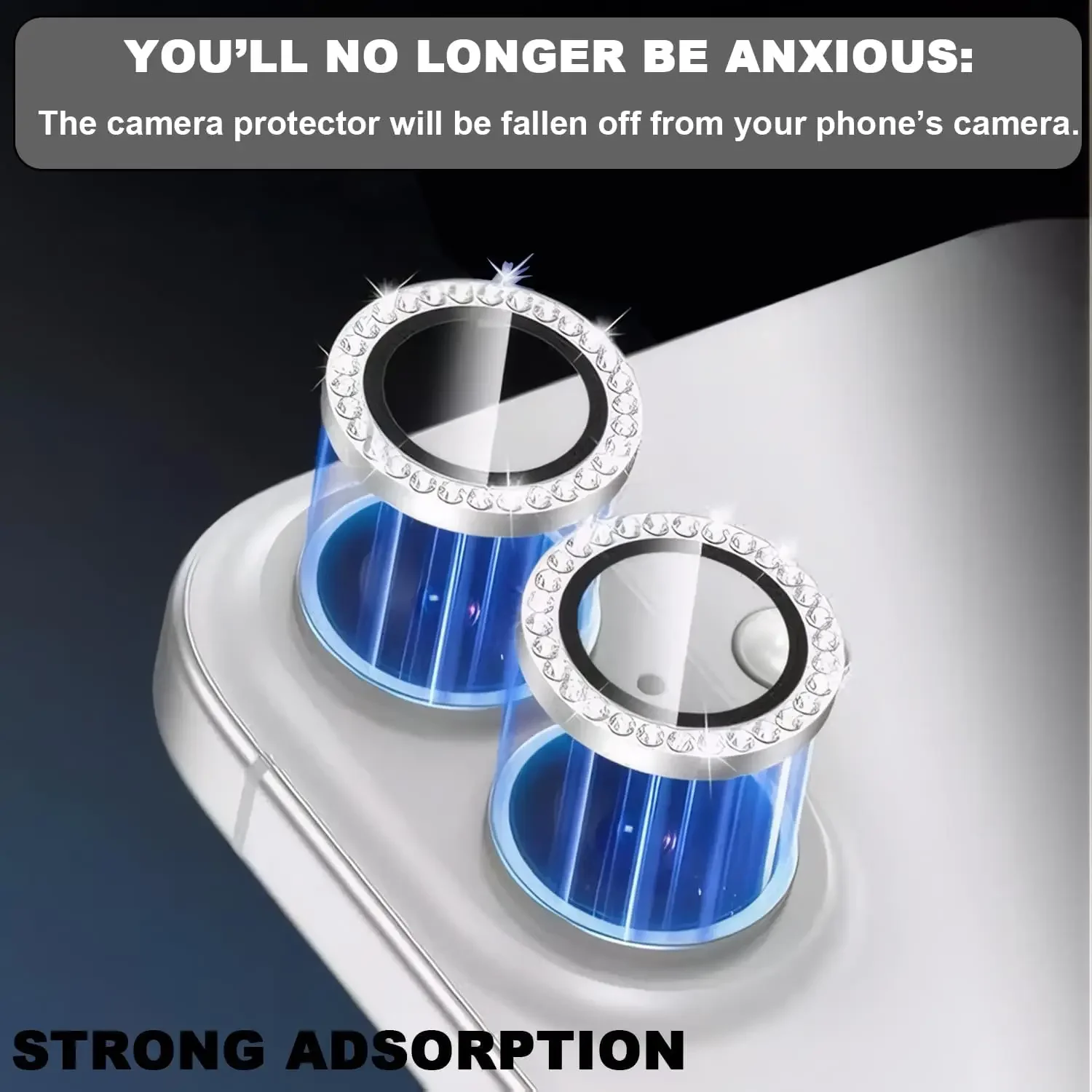 1-3Sets Bling Camera Lens Protector for IPhone 17 Air Pro ProMax Aluminum Alloy Tempered Glass Diamond Lens Cover for IPhone17