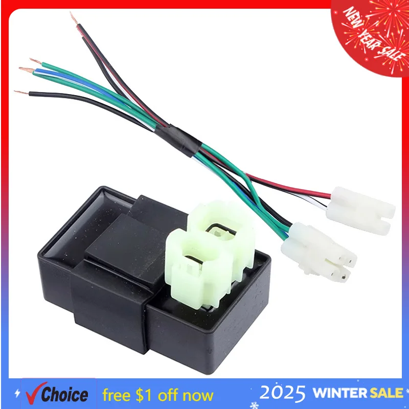 Scooter CDI Box AC Ignition Cable Harness Plugs Set for GY6 50/125/150CC ATV Accessories