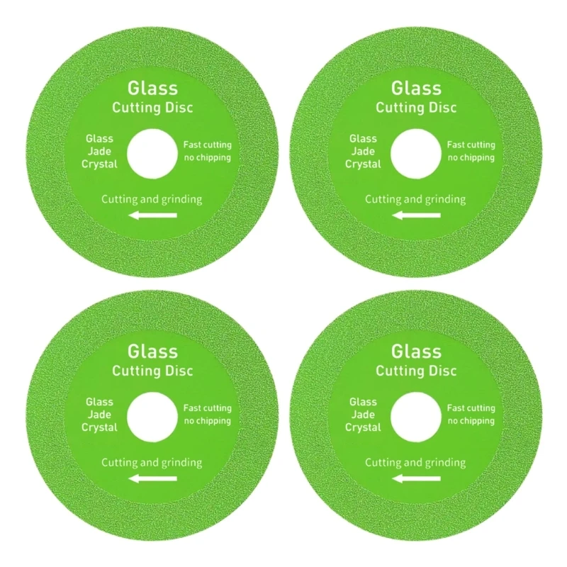 Glass Cutting Disc Pack of 4  Diamond Cutting Disc Saw  for ANGLE Grinder Cutting Wheels Glass Ceramic