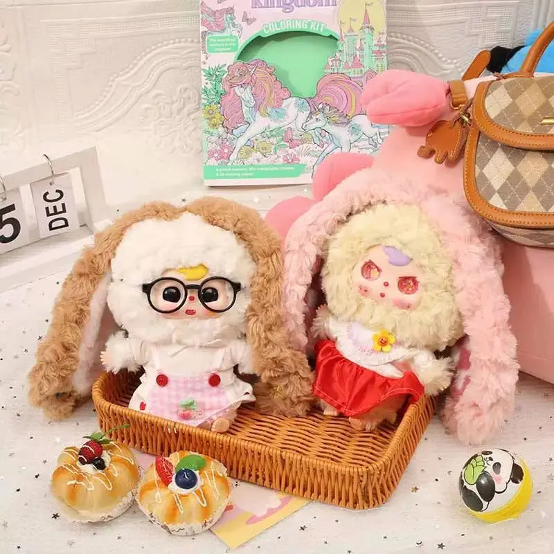 Baby Tre serie non definita Scatola cieca Peluche Bambola carina Zaino Ciondolo Ornamento da scrivania Bambola morbida Scatola misteriosa Regalo da collezione