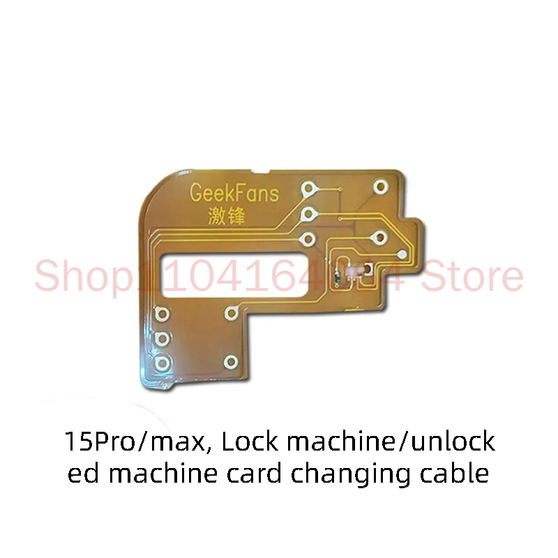 15pro/15promax Lock Machine/unlocked Machine, with Built-in Card, Dedicated Cable, Universal GeekFans, No Punching Required