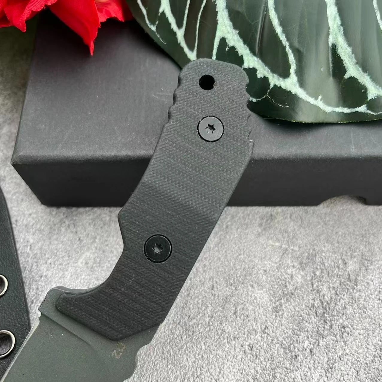 أدوات الصيد التكتيكية المحمولة 8Cr13Mov شفرة التخييم في الهواء الطلق شفرة مثبتة سكين G10 مقبض البرية الغابة بقاء السكاكين