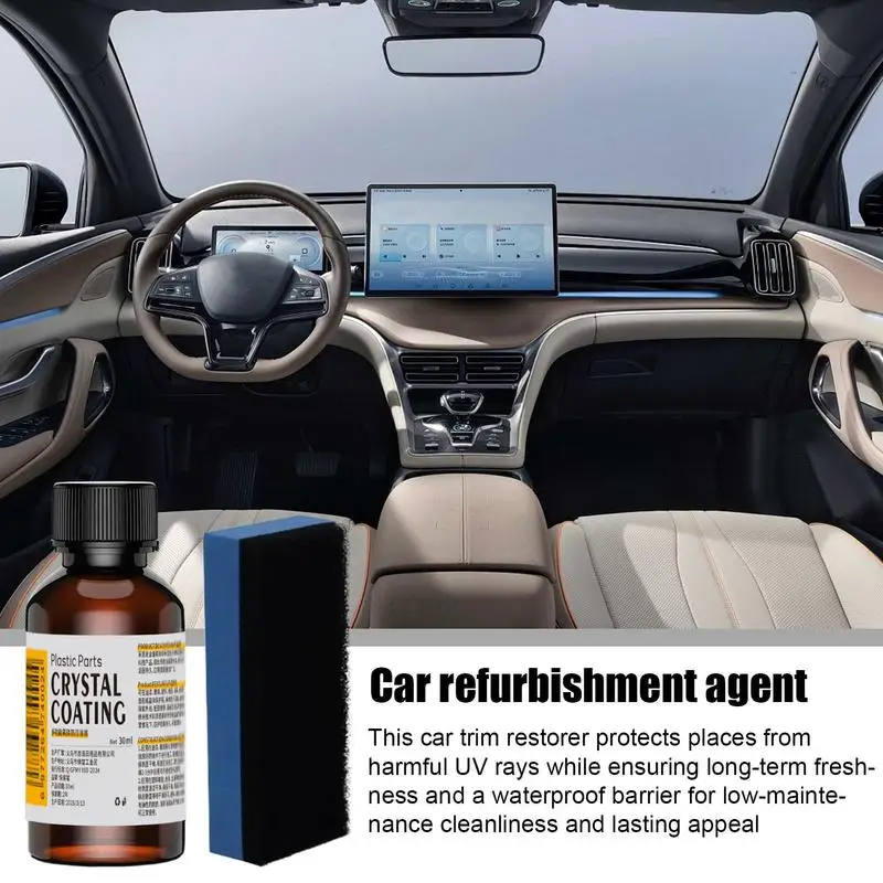 Реставратор отделки автомобиля, освежитель салона автомобиля, пылезащитный, устойчивый к ультрафиолетовому излучению, реставратор отделки для обслуживания автомобилей, грузовиков, использования в гараже