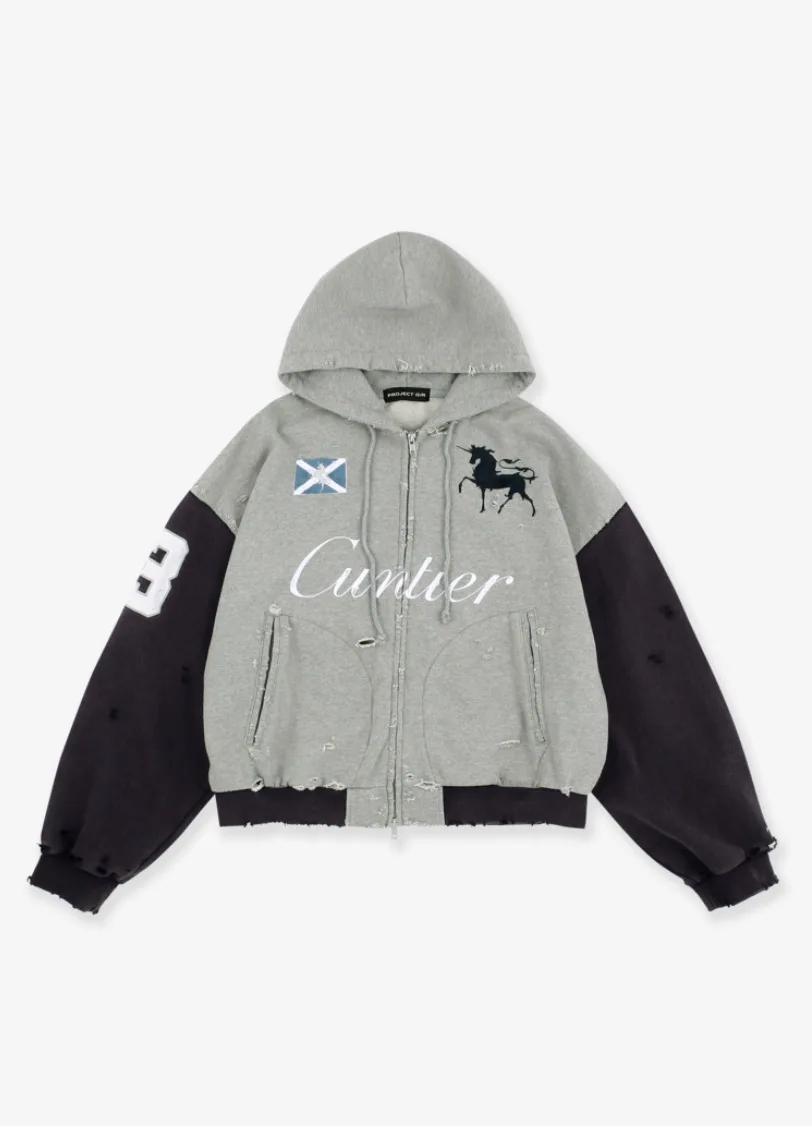 

New luxury Project GR Washed Pullover Hoodies Hoody hooded Sweatshirts velvet Cotton Drake Thick Fleece Street #E189