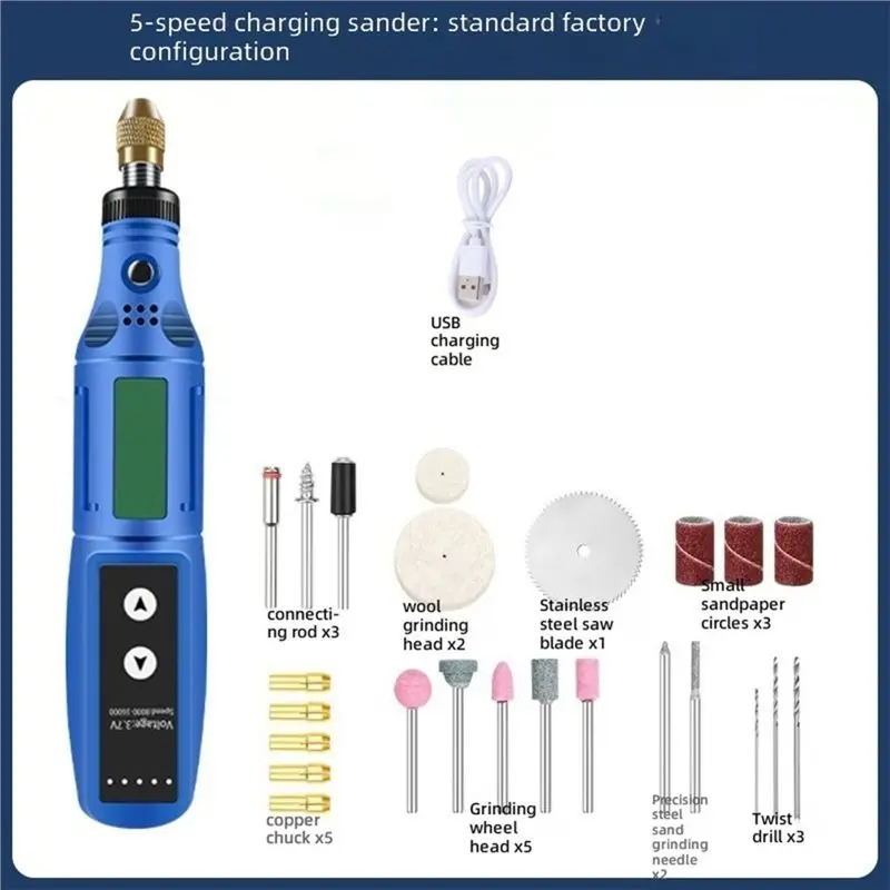 A44I-Mini Handheld Electric Rotary Tool - Ideal For Cutting