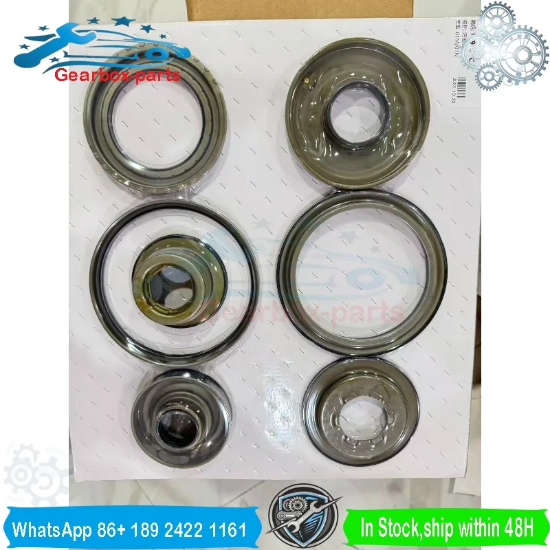 01M  New 095 096 097 Transmissions Piston Set 1996 And UP 7 Pieces Fits For VW Audi 4-Speed